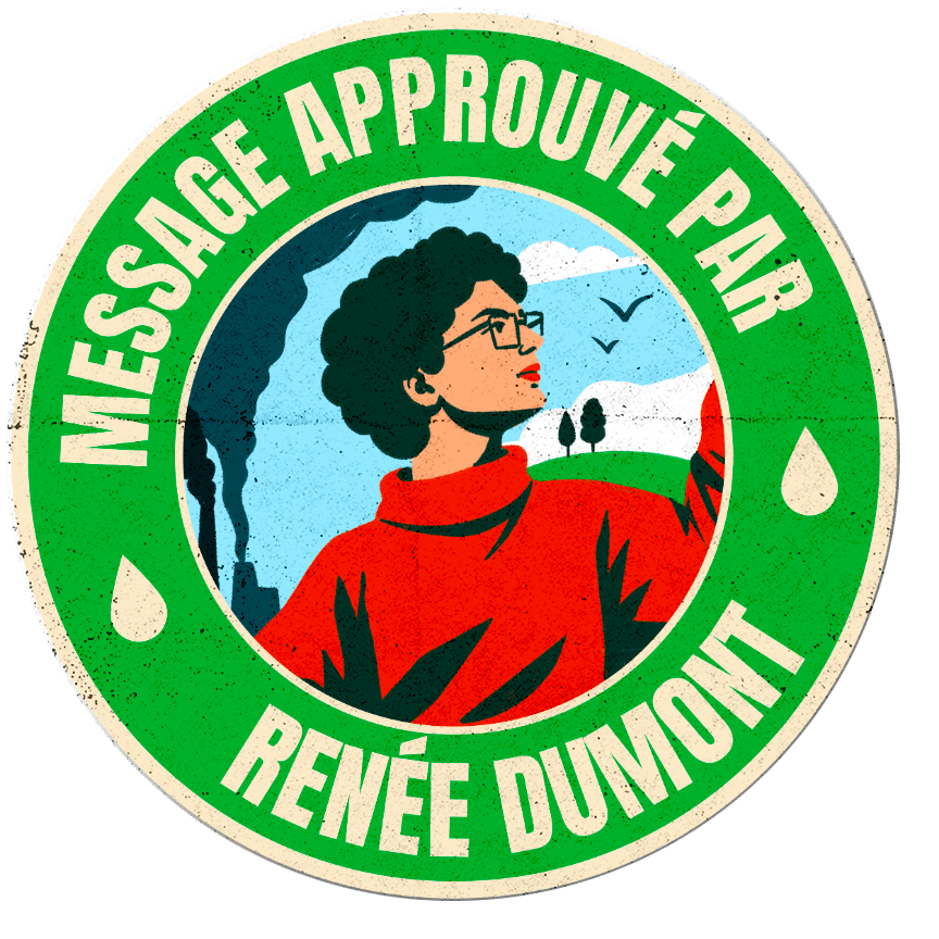 Message approuvé par Renée Dumont